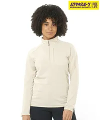 【ムラスポ公式】新品 SALOMON サロモン スノーボード インナーウェア レディース INW ESSENTIAL LTWARM HZ ムラサキスポーツ 24-25モデル LL L21のサムネイル