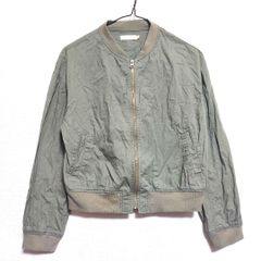 earth music&ecology 長袖ブルゾン 緑 M クール オシャレ