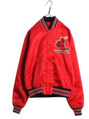 90年代 MLB セントルイスカージナルスのサテンジャンパー Lサイズ 未