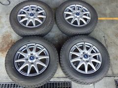 2310-306　weds VEILER　アルミホイール＆スタッドレスタイヤ　145/80R13　2020年　4本セット