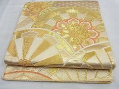 全通柄袋帯 花青海波 金銀糸 振袖 正絹 65 - メルカリ