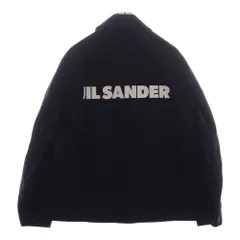 JIL SANDER (ジルサンダー) W BLOUSON 03 PNT スナップボタン バックロゴプリント シャツ ジャケット ブラック J23BN0003 J45071のサムネイル