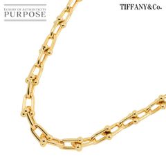 ティファニー TIFFANY&Co. ハードウェア スモール リンク ネックレス 45.7cm K18 YG イエローゴールド 750 Hardware Necklace 90245685