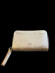 【中古】吉田カバン　PORTER ポーター 財布 コインケース シルバー ラウンドファスナー NA25J(T)11