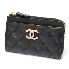 ま*る様 CHANEL(シャネル) ラムスキン マトラッセ L字ファスナー 小銭 2025年最新】シャネル L字ファスナーの人気アイテム - メルカリ