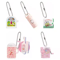 【中古】キーホルダー 全5種セット 「サンリオキャラクターズ レトロミニチュアチャーム2」