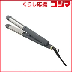 【 新品 未開封 】   アイリスオーヤマ ストレートアイロン 2WAY ストレート&カール micola ミコラ 120℃～200℃ 海外対応 交流(コード)式 ダークグレー HIR-MS201-H 未使用 送料無料のサムネイル