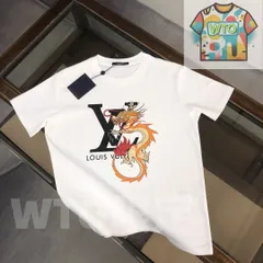 【本日限定特価】Louis Vuitton 春夏 龍デザインTシャツ [本日特価|新品未使用品]