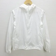 G■ユニクロ/UNIQLO ポケッタブルUVカットパーカ【M】白/LADIES/44【中古】