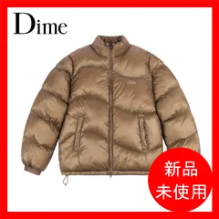 り*ゅ様 Dime ダウンジャケット シルバー L/G Dime Classic Ripstop Puffer / Silver (ダイム 中綿ダウン