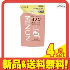 ミノン 薬用保湿入浴剤 詰め替え用 400mL 4個セット まとめ売りのサムネイル