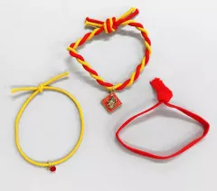 【中古】アクセサリー(非金属) 煉獄杏寿郎 静電気軽減ブレスレット(3本セット) 「鬼滅の刃」