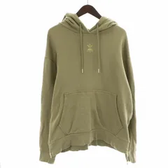 アディダスオリジナルス adidas originals パーカー フーディー ロゴ ワンポイント ジップアップ 長袖 2X0 4L 大きいサイズ カーキ HG6658 /XK