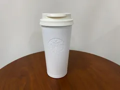 【新品未使用】スタバ　ステンレスTOGOロゴタンブラーマットホワイト473ml