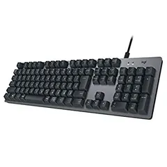 【中古】ロジクール K840 メカニカルキーボード 108フルキー ROMER-G 26キー ロールオーバー　アルミニウム キーボード USB 有線　国内正規品