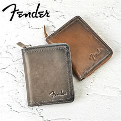 ☆ Fender Bi-fold Wallet Fender 503 Bi-fold Wallet, 2-fold Wallet, Folding Wallet, Men's Wallet, Purse, Coin Case, Zipper, Wallet, Coin Purse, Bill Compartment, Card Slots, Leather, Men's, Women's, Compact