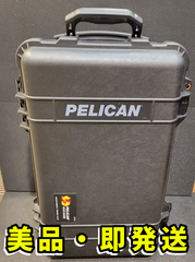 PELICAN 1510ケース　キャリーケース ハードケース キャスター付き スポンジ付き イエロー　〓