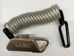 ROCKBROS(ロックブロス)  3桁ダイヤルロック 自転車用鍵 ULAC　ダイヤルフック　シルバー