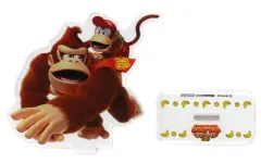 【中古】アクリルスタンド・アクリルパネル ドンキーコング&ディディーコング アクリルフィギュア 「Switchソフト ドンキーコング リターンズ HD」 WonderGOO購入特典
