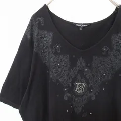 VALENZA SPORTS バレンザスポーツ Tシャツ カットソー ラインストーン レディース [x961101ss]のサムネイル