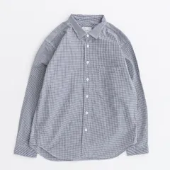 RINEN リネン 80/2ダウンプルーフ レギュラーカラーシャツ 81.ギンガム 長袖 SHIRT 平織 新品のサムネイル