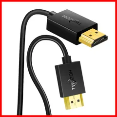 【人気商品】ソフト & 超薄型 ケーブル HDMI HDMI ケーブル &スリム 短 4K@60Hz/2160P/1080P フレキシブル 0.3M Twozoh 適格請求書発行可