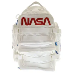 【希少・ホワイト】バレンシアガ　NASA　スペースバッグ　リュック　ロゴパッチ バレンシアガ NASAロゴ SPACE バックパック偽物 21062521