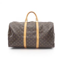 ルイ・ヴィトン LOUIS VUITTON ボストンバッグ キーポル50 モノグラム M41426 PVCコーティングキャンバス レザー キーポル50 ユニセックス Used C