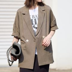 STUDIO BLLANC ノースリーブロングブラウス レディース ホワイト FREE  