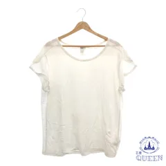 ☆美品☆ G-STAR RAW ジースターロゥ トップス  Tシャツ 半袖 シンプル レディース ホワイト M 901-16159 送料無料 古着