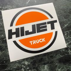 2色HIJET丸カッティングステッカー TRUCKタイプ ハイゼットトラック