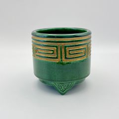 聞香炉 楽 青　川崎和楽　紙箱入　香道具　茶道具　陶磁器