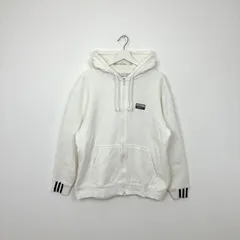 ★adidas★ アディダス  UOCAL FZ HOODY パーカー トレフォイルロゴ ホワイト フード付き フルジップ