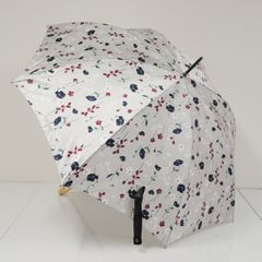 傘 JILL STUART ジルスチュアート USED美品 ボタニカル フラワー グラス骨 ブランド  軽量 60cm A2976