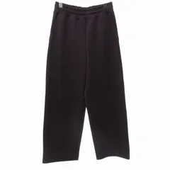 ユニクロ UNIQLO C スウェットワイドパンツ 341-471809 ダークブラウン S