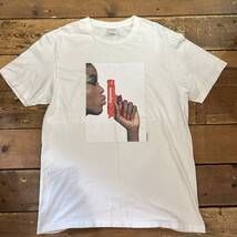 SUPREME / シュプリーム 21SS Water Pistol tee ウォーター ピストル tシャツ メンズ XLサイズ メンズ ホワイト フォトtシャツ used