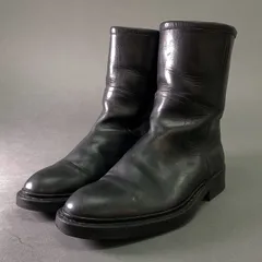 1a5 DOLCE&GABBANA ドルチェアンドガッバーナ レザーブーツ ミドル 7 1/2 ブラック Leather イタリア製 シューズ D&G ドルガバのサムネイル