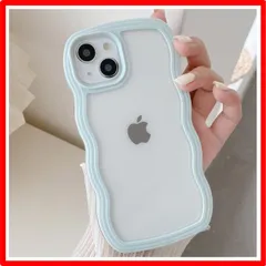 【セール中】 iPhone 15 6.1 inch_ペールブルー UEEBAI iPhone 15 6.1 inch 用 ケース 可愛い おしゃれケース アイフ