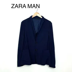 ZARA MAN メッシュ ジャケット ネイビー メンズ
