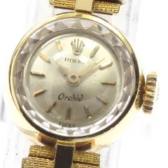 【美品・稼動品】ロレックス ROLEX オーキッド カットガラス 750 手巻き 9893 ロレックス(ROLEX) オーキッド カットガラス 中古品 | 東京