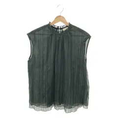 Ballsey ランダムプリーツ フレンチスリーブブラウス 菊池京子