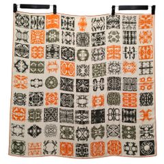 HERMES エルメス カシミア シルク スカーフ カレ100 TOUTOCIZO ベージュ系 正規品 / 35726