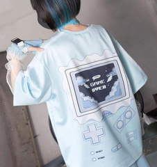 【新品】ACDC RAG GAME OVER T 天使界隈【水色】
