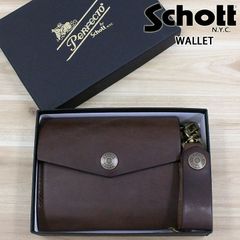 ショットShott パーフェクトウォレット チェーン付 未使用 傷あり 