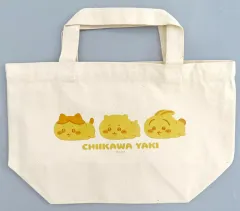 【中古】バッグ ちいかわ＆ハチワレ＆うさぎ ランチサイズトートバッグ 「ちいかわ なんか小さくてかわいいやつ ちいかわ焼き」