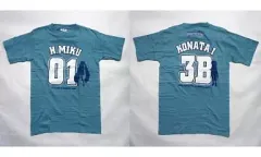 【中古】Tシャツ(キャラクター) [単品] 泉こなた×初音ミク ネットアイドル・コラボTシャツ ブルーグリーン 「PSPソフト らき☆すた ネットアイドルマイスター DXパック」 同梱特典