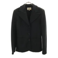 Armani Jeans テーラードジャケット 48 紺 エンポリオ アルマーニ ジャージー テーラード ジャケット