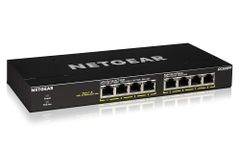 NETGEAR 卓上型コンパクトアンマネージスイッチングハブ GS308PP ギガビット 8ポート (PoE+ 8ポート 83W) 静音ファンレス 省電力設計 3年保証