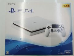 【PS4※商品説明必読】PS4本体《CUH-2200A》グレイシャーホワイト【HDD500GB】