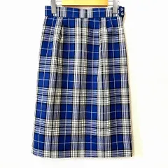 #anc ヨークランド YORKLAND スカート 9 白 青 紺 チェック レディース [940159]のサムネイル
